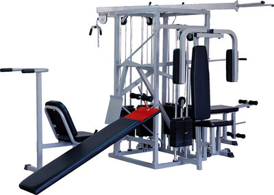 僑潤(rùn)健身器材 綜合訓(xùn)練器QR-1010，高效滿足十人站專(zhuān)業(yè)健身需求